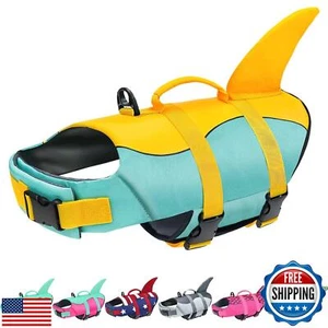 Malier Dog Life Jacket, Ripstop Dog Life Vest with High Buoyancy for Swimming - Picture 1 of 5