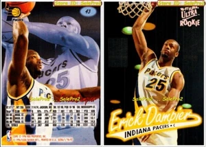ULTRA FLEER 1996 ERICK DAMPIER NBA RC INDIANA PACERS STAR MINT ROOKIE #43 - Picture 1 of 4