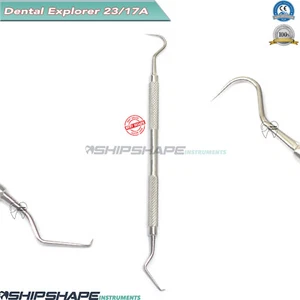 Explorer 23/17A Endodontic Hook Probe Tartar Remover Hygiene Dental Instrument - Imagen 1 de 6