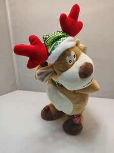 Joyland Naughty Reindeer Animated Plush I'm Sexy and I Know It Dancing Christmas - Picture 1 of 8