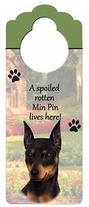 NEW Mini Pin Doorknob Hanger Made Of Light Wood 10" X 4" - Picture 1 of 1