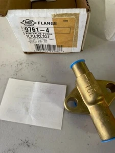 ALCO Emerson Controls 9761-4 Flow Control Straight Thru Flange 027268 - Picture 1 of 3