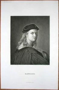 Impresión retrato ca.1860 RAFAEL, #91 - Imagen 1 de 1