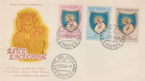 1954 FDC VENETIA VATICANO N. 236 MATER MISERICORDIAE NON VIAGGIATA MF52152 - Imagen 1 de 1