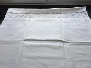 1 lino antiguo (?) Algodón (?) Cojín de desfile encaje 1299/18 - Imagen 1 de 3