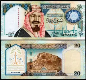 1999 Saudi Arabia 20 Rial Banknote UNC - Picture 1 of 1