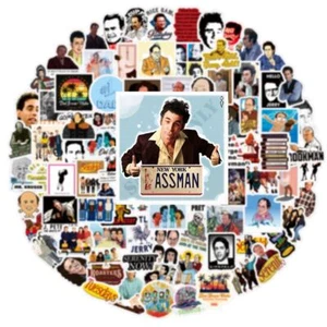 SEINFELD Vinyl Stickers [C] JERRY Kramer ELAINE George FRANK NO SOUP ~Waterproof - Bild 1 von 6