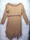 [597] Charades Size M Indian Princess Beige Costume DRESS ONLY