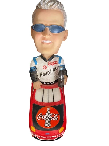Nascar Ricky Rudd Coca-Cola Racing Family Havoline Ceramic Bobble Head 2002 Cover