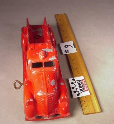 Camión de bomberos Metal Masters Co de colección 10" juguete fundido a presión cuerda PA EE. UU. Lote #9 Foto 1 de 4