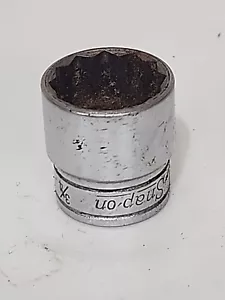 Snap-on Tools 3/8" Drive 12 Point 3/4" Shallow Socket - F241 USA - Bild 1 von 4