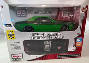 Maisto Tech R/C 2006 Dodge Challenger Concept Car Green - Picture 1 of 7