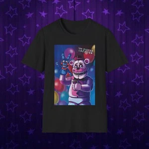 Five Nights At Freddy’s Fnaf Sister Location Funtime Unisex Softstyle T-Shirt - Picture 1 of 5
