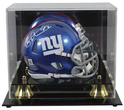 Giants Michael Strahan Authentic Signed Speed Mini Helmet W/ Case BAS Witnessed - Image 1 of 3
