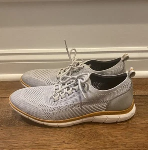 593619 MS50 SCARPE UOMO TAGLIA 11 M GRIGIO MAGLIA STRINGATE JOHNSTON & MURPHY - Foto 1 di 7