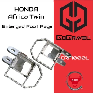 GoGravel Honda CRF1000L AfricaTwin ultrabreite Fußstifte - Bild 1 von 3