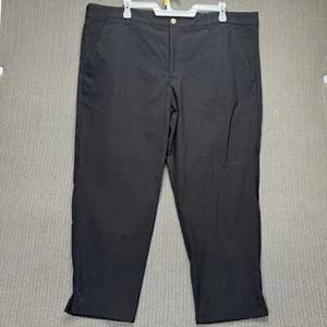 Terra Sky Women's Plus Size 26W Black Pants Mid-Rise Slim Ankle - Picture 1 of 14