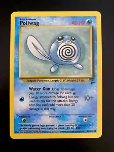 Poliwag 88/130 Base Set 2 - Common Pokemon Card TCG - WOTC - Near Mint - Picture 1 of 2