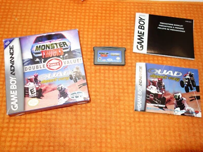 Fun Games 2 in 1 Nintendo Game Boy Advance Monster Trucks & Quad Desert Fury GBA - Image 1 of 4