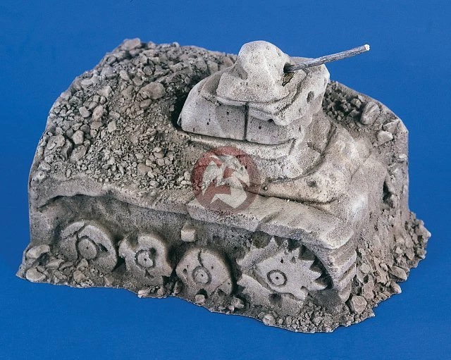 Verlinden 1/35 "The Rock Tank of Okinawa" Japanese Decoy Tank Vignette WWII 2282 - Image 1 of 1