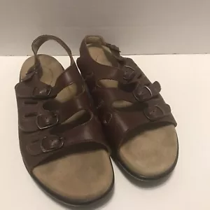 Sandali SAS Tripad Comfort marroni 3 cinturini slingback US donna taglia 8,5 M - Foto 1 di 7