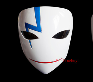 2022 Anime Darker Than Black Hei Li Shunshen Smile Broken Face Mask Cosplay Prop