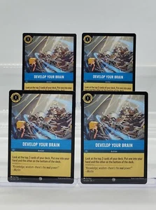 Disney Lorcana Develop Your Brain 161/204 The First Chapter Common 4 Karten Set - Bild 1 von 1