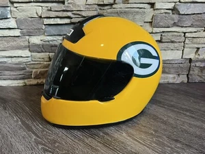 Vintage Shoei RF800 Green Bay Packers Football Themed Replica Motorcycle Helmet - Picture 1 of 11