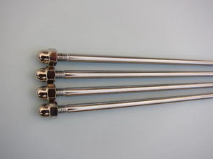 Lowrider Hydraulics Tank Rods Kit, 1 set ,polished & chrome, shiny finish - Picture 1 of 6