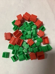 Monopoly Houses and Monopoly Hotels Replacement Pieces - Picture 1 of 2