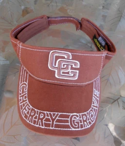 Vintage Sonnenblende Cherry Grove South Carolina Fire Island braun verstellbar EUC - Bild 1 von 9