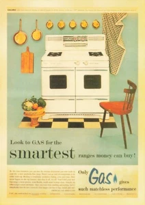 Postcard Advertising Look To "Gas" for the Smartest Ranges 4x6 Modern Print - Picture 1 of 2