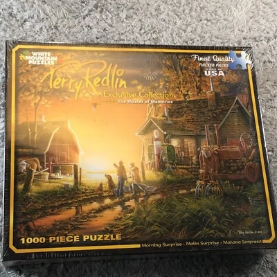 Terry Redlin Exclusive Collection 1000 Piece Jigsaw Puzzle - Morning Surprise - Image 1 of 4