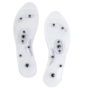 2 PCs Small 25CM Magnetic Insoles Acupressure Massage Pain Relief Pad Foot Mind - Picture 1 of 6