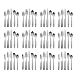 Sasaki Double Helix 18/10 Stainless Steel 60pc Flatware Set (Service for Twelve) - Picture 1 of 5