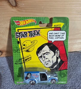 HOT WHEELS STAR TREK REAL RIDERS SCOTTY '52 CHEVY BRAND NEW FREE US SHIPPING - Picture 1 of 3