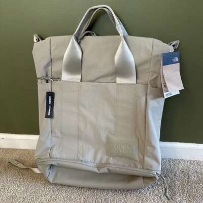 The North Face Never Stop Utility/Laptop Women's Backpack Travel Grey Padded NWT - Image 1 of 4