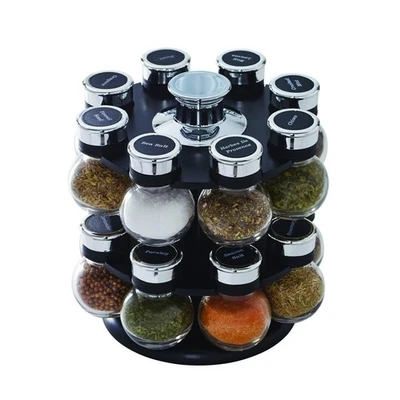 16 Jar Ellington Revolving Countertop Spice Rack with Lift & Pour Caps and Sp... - Image 1 of 4