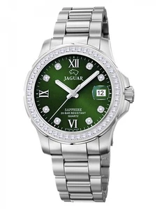 Jaguar Swiss Made Orologio Donna Executive Donna Vetro Zaffiro 34 MM 20 ATM con Acciaio B - Foto 1 di 1