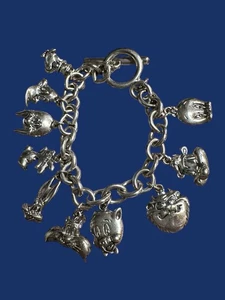 Vintage 1992 Warner Bros. Comic Figur Bettelarmband 7,5 Zoll - Bild 1 von 10