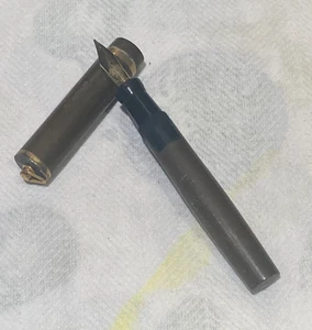Moore Ring Top Self-Filing Lever Fountain Pen Moore 4 Great Flex Nib Unrestored - Picture 1 of 21