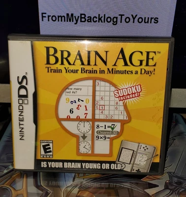 Brain Age: Train Your Brain in Minutes a Day (Nintendo DS, 2006) complete - Image 1 of 4