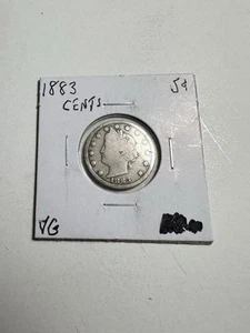 1883 5c Liberty Nickel- Very Good VG - Picture 1 of 7