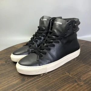 Zapatos Zadig & Voltaire Para Hombre Talla 41 Parte Superior Alta Cuero Tachonado Hecho en París Portugal - Imagen 1 de 10