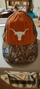 Captivating Headgear Longhorn Camo Adult Hat - Picture 1 of 4