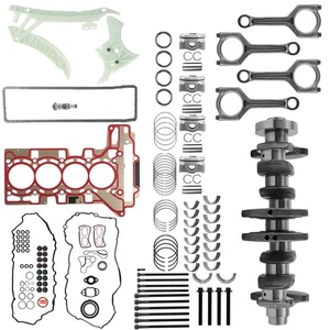 N20 2.0 Engine Overhaul Rebuild Set w/ Crankshaft ConRod Piston Gasket For BMW - Picture 1 of 20