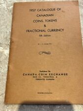1957 - CHARLTON STANDARD CATALOGUE OF CANADIAN COINS - 5 TH EDITION