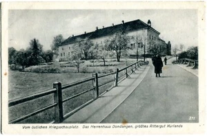 Postal Dondangen / Dundaga / Kurland / Talsi / Letonia Rittergut, mansión 1917 - Imagen 1 de 1