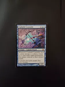 Tarjeta MTG Cephalid Constable/Décima Edición Rara Casi Nueva/LP Estado - Imagen 1 de 2