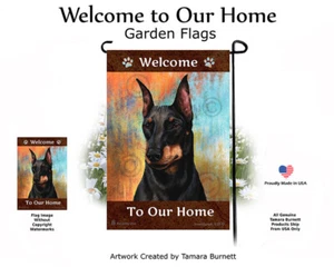 Welcome Garden Flag - Manchester Terrier 087 - Picture 1 of 1
